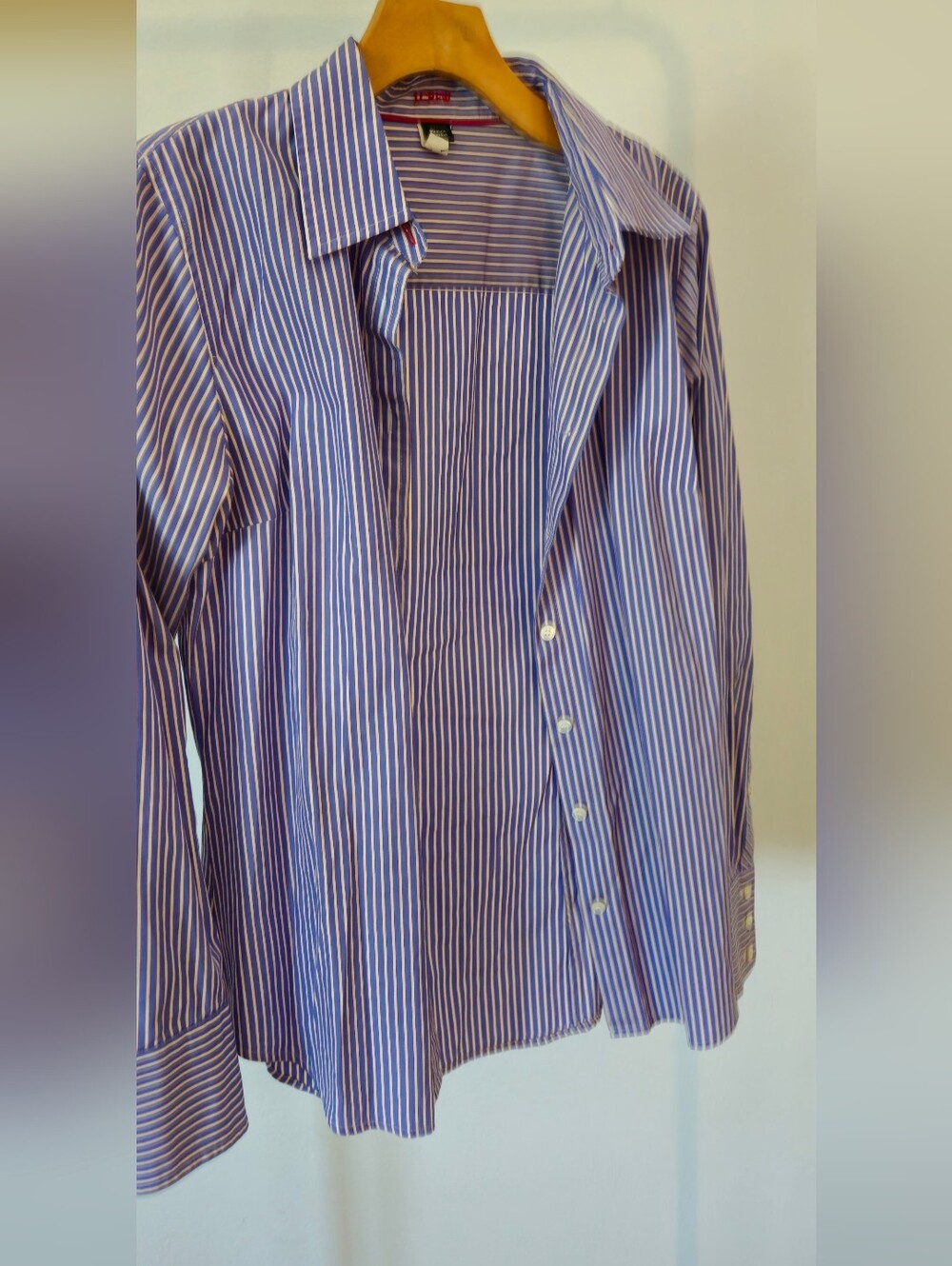 J.crew Striped Button-Down Shirt in Blue, Red, and White - Picture 3 of 5